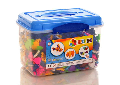 Hexiflex 1250 Pieces-Engineering & Construction,Fine Motor Skills,Playlearn,S.T.E.M,Shape & Space & Measure-Learning SPACE