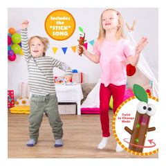Hey Duggee Press Play & Party Sticky Stick-Baby & Toddler Gifts, Baby Soft Toys, Figurines, Hey Duggee, Small World, Stickman-Learning SPACE