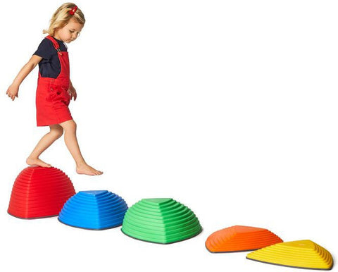Hilltops - Set Of 5-Active Games,Balancing Equipment,Calmer Classrooms,Christmas,Exercise,Games & Toys,Gonge,Gross Motor and Balance Skills,Movement Breaks,Primary Games & Toys,Stepping Stones,Vestibular-Learning SPACE