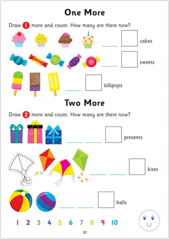 Home Learning Book - Counting-Counting Numbers & Colour,Early Years Books & Posters,Early Years Maths,Galt,Maths,Maths Worksheets & Test Papers,Primary Maths,Stock-Learning SPACE