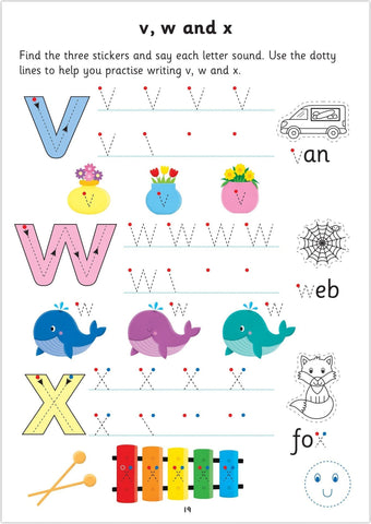 Home Learning Book - First Writing-Dyslexia,Early Years Books & Posters,Early Years Literacy,Galt,Handwriting,Learn Alphabet & Phonics,Learning Difficulties,Literacy Worksheets & Test Papers,Neuro Diversity,Primary Literacy,Stock-Learning SPACE