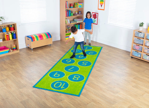 Hopscotch Carpet 3x1m-Kit For Kids, Mats & Rugs, Rugs, Wellbeing Furniture-Learning SPACE