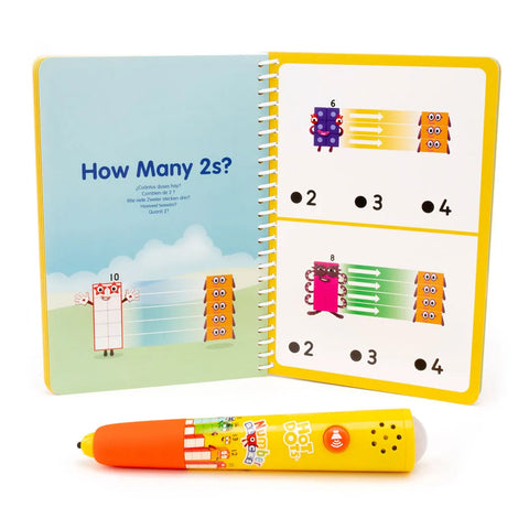 Hot Dots® Numberblocks Activity Book & Interactive Pen-Counting Numbers & Colour,Dyscalculia,Early Years Maths,Learning Resources,Maths,Maths Toys,Multiplication & Division,Primary Maths-Learning SPACE