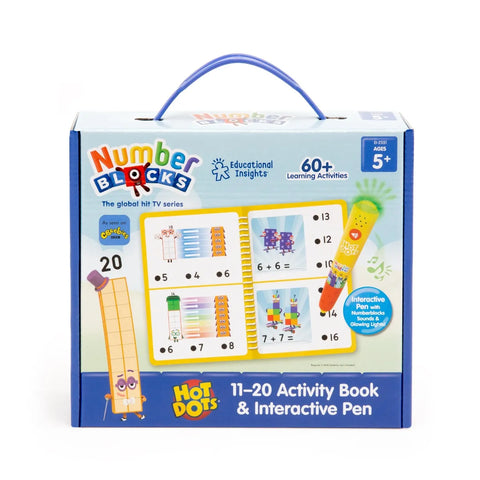 Hot Dots® Numberblocks Activity Book & Interactive Pen-Counting Numbers & Colour,Dyscalculia,Early Years Maths,Learning Resources,Maths,Maths Toys,Multiplication & Division,Primary Maths-Learning SPACE