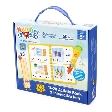 Hot Dots® Numberblocks Activity Book & Interactive Pen-Counting Numbers & Colour,Dyscalculia,Early Years Maths,Learning Resources,Maths,Maths Toys,Multiplication & Division,Primary Maths-Learning SPACE