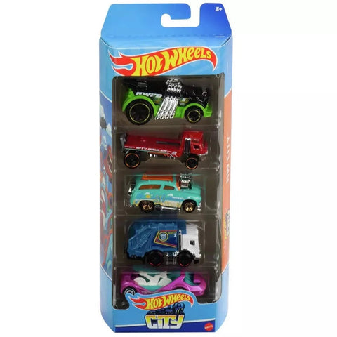 Hot Wheels 5 Car Gift Set-Cars & Transport,Early years Games & Toys,Games & Toys,Gifts For 3-5 Years Old,Hot Wheels,Imaginative Play,Primary Games & Toys,SCOTEXCEL-Learning SPACE