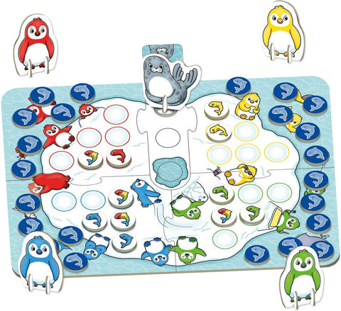 Hungry Little Penguins Board Game – A Fishy Race Against the Seal!-Early years Games & Toys,Games & Toys,Gifts For 3-5 Years Old,Orchard Toys,Primary Games & Toys,Table Top & Family Games-Learning SPACE
