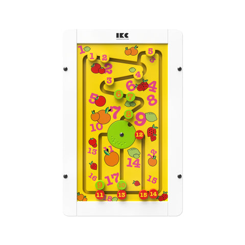 IKC Abacus Wheel Wall Game-Dropship,Fine Motor Skills,IKC Classic,IKC Play,Nurture Room,Sensory Room Furniture,Sensory Wall Panels & Accessories-White-PP00035-Learning SPACE