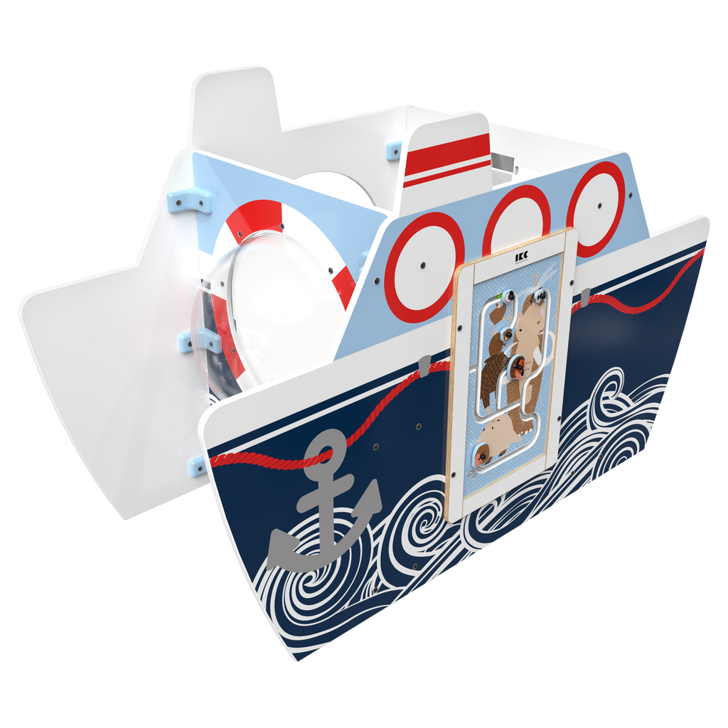 IKC All Aboard Play Structure (Excl. Modules)-Dropship,IKC Freestanding Play Structure,IKC Freestanding Play System,IKC Play,Imaginative Play,Play Dens,Role Play-Learning SPACE