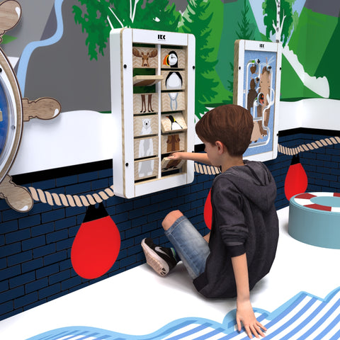 IKC Animal Fusion Wall Game-Dropship,IKC Arctic,IKC Play,Nurture Room,Sensory Room Furniture,Sensory Wall Panels & Accessories-Include FM Frame-PP00701-PP10018-Learning SPACE