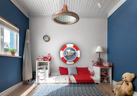 IKC Arctic Life Buoy Wall Plate-Dropship,IKC Arctic,IKC Play,IKC Wall Plates,Sensory Wall Panels & Accessories-Learning SPACE