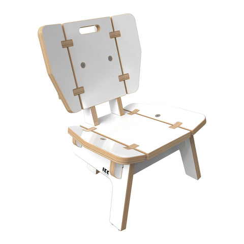 IKC Buxus Wooden Lounge Chair-Children's Wooden Seating,Dropship,IKC Furniture,IKC Play,Seating,Toddler Seating-White-PP00735-Learning SPACE