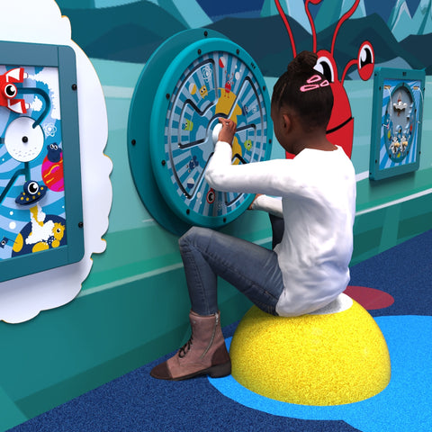 IKC Cosmic Journey Wall Game-Dropship,IKC Monster,IKC Play,IKC Round Wall Games,Nurture Room,Sensory Room Furniture,Sensory Wall Panels & Accessories-Learning SPACE