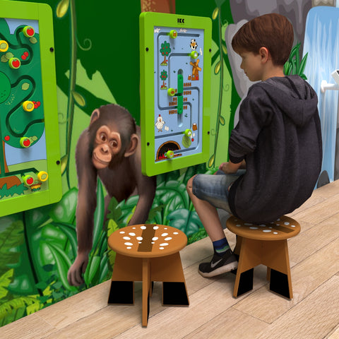 IKC Deer Stool-Children's Wooden Seating,Dropship,IKC Furniture,IKC Play,Seating,Toddler Seating-Learning SPACE