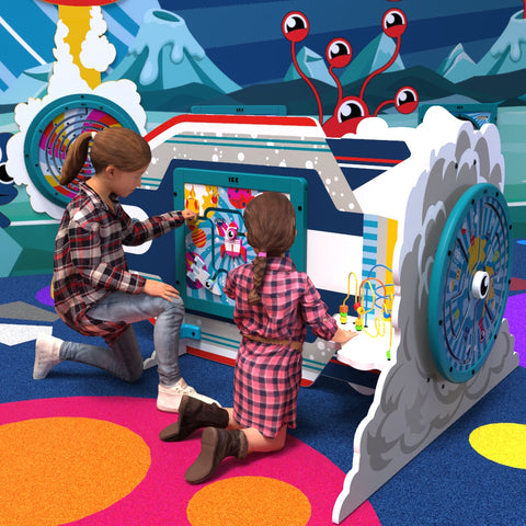 IKC Jump Ship Play Structure (Excl. Modules)-Dropship,IKC Freestanding Play Structure,IKC Freestanding Play System,IKC Monster,IKC Play,Imaginative Play,Role Play-Learning SPACE