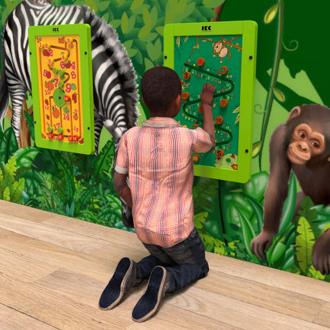 IKC Jungle Fever Wall Game-Dropship,Fine Motor Skills,IKC Classic,IKC Play,Nurture Room,Sensory Room Furniture,Sensory Wall Panels & Accessories-Learning SPACE