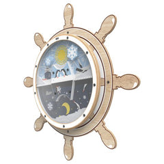IKC Maritime Steering Wheel Wall Plate-Dropship,IKC Arctic,IKC Play,IKC Wall Plates,Sensory Wall Panels & Accessories-Learning SPACE