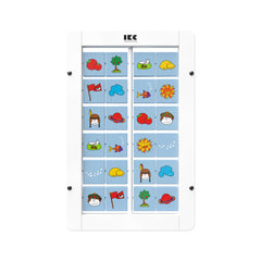 IKC Memory Wall Game-Dropship,IKC Classic,IKC Play,Nurture Room,Sensory Room Furniture,Sensory Wall Panels & Accessories-White-No-PP00109-Learning SPACE