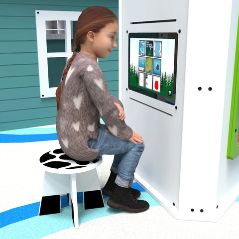 IKC Mooh Stool-Children's Wooden Seating,Dropship,IKC Furniture,IKC Play,Seating,Toddler Seating-Learning SPACE