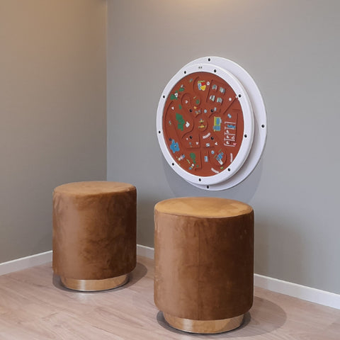 IKC Road Trip Wall Game-Dropship,IKC Play,IKC Round Wall Games,Nurture Room,Sensory Room Furniture,Sensory Wall Panels & Accessories-Learning SPACE