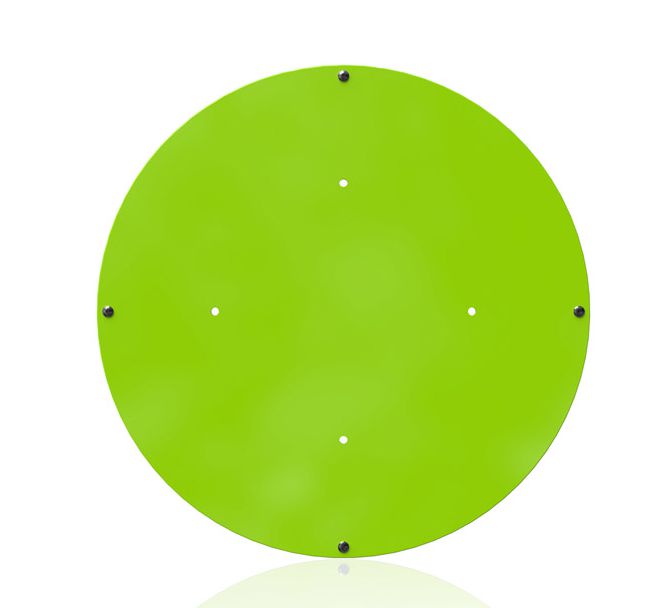 IKC Round Wallplate For Wall Game-Dropship,IKC Play,IKC Wall Plates,Sensory Wall Panels & Accessories-Green-PP10005-Learning SPACE