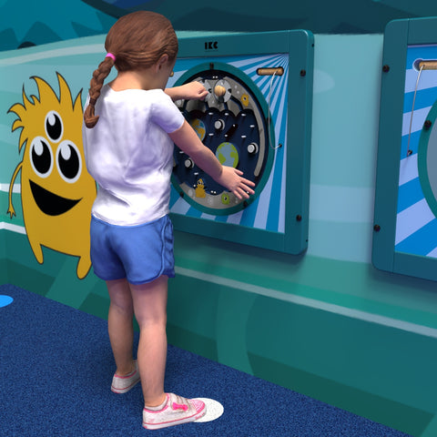 IKC Shooting Stars Wall Game-Dropship,IKC Monster,IKC Play,Nurture Room,Sensory Room Furniture,Sensory Wall Panels & Accessories-Learning SPACE