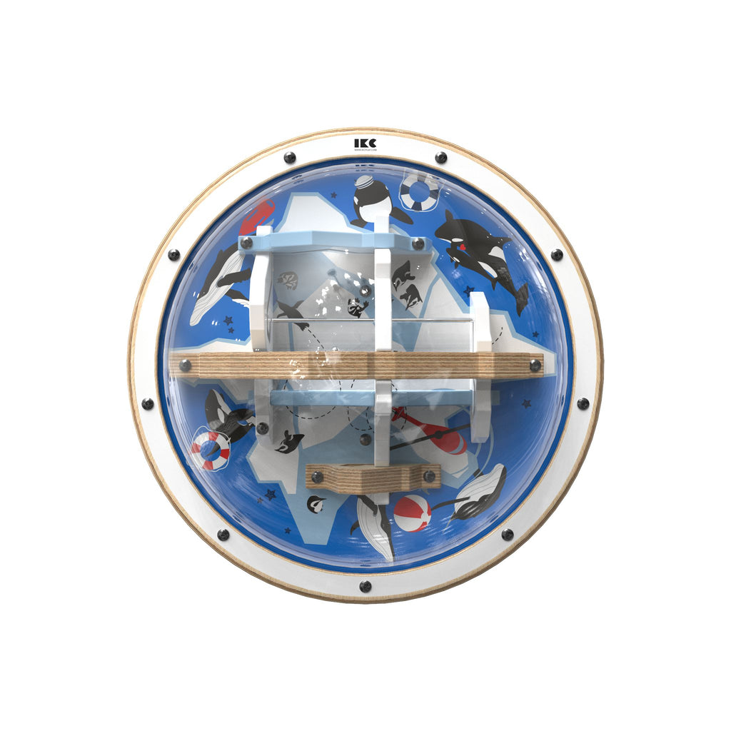 IKC Tip of the Iceberg Wall Game-Dropship,IKC Arctic,IKC Play,IKC Round Wall Games,Nurture Room,Sensory Room Furniture,Sensory Wall Panels & Accessories-Learning SPACE