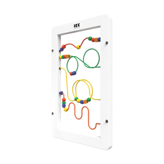 IKC Wirebeads Wall Game-Dropship,Fine Motor Skills,IKC Classic,IKC Play,Nurture Room,Sensory Room Furniture,Sensory Wall Panels & Accessories-White-No-PP00014-Learning SPACE