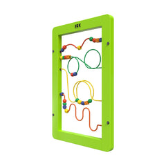IKC Wirebeads Wall Game-Dropship,Fine Motor Skills,IKC Classic,IKC Play,Nurture Room,Sensory Room Furniture,Sensory Wall Panels & Accessories-Green-No-PP00010-Learning SPACE