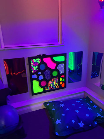UV Tactile Panel-Sensory Wall Panels & Accessories,UV Reactive-Learning SPACE