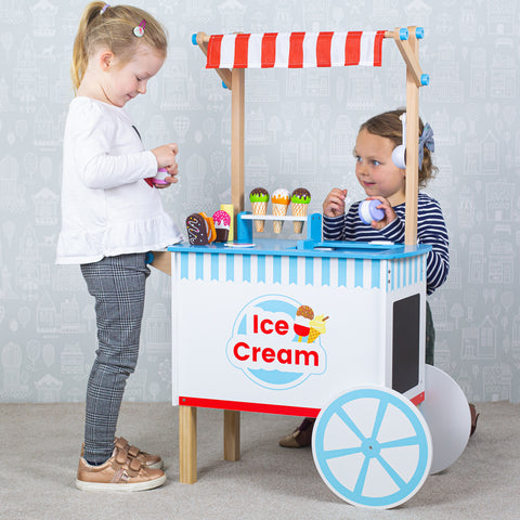 Ice Cream Cart-Bigjigs Toys,Dropship,Imaginative Play,Role Play,Wooden Toys-Learning SPACE