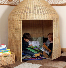 Indoor Wicker Hideout-Cosy Direct, Reading Den, Wellbeing Furniture-Learning SPACE