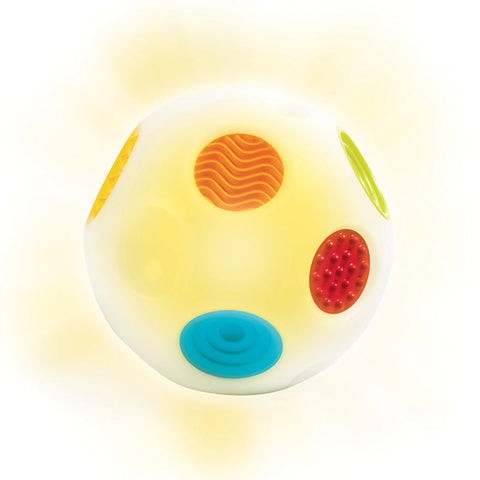 Infantino Sensory Sound and Light Activity Ball-Baby & Toddler Gifts,Baby Cause & Effect Toys,Baby Sensory Toys,Gifts For 6-12 Months Old,Sensory Balls,Sensory Light Up Toys-Learning SPACE