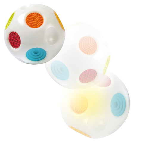 Infantino Sensory Sound and Light Activity Ball-Baby & Toddler Gifts,Baby Cause & Effect Toys,Baby Sensory Toys,Gifts For 6-12 Months Old,Sensory Balls,Sensory Light Up Toys-Learning SPACE