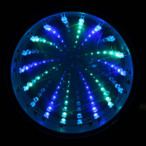 Infinity Mirror - 6"-AllSensory,Calming & Anxiety,Helps With,Infinity mirror,Playlearn,SCOTEXCEL,Sensory Light Up Toys,Sensory Mirrors,Sensory Seeking,Star & Galaxy Theme Sensory Room,Stock,Visual Sensory Toys-Learning SPACE