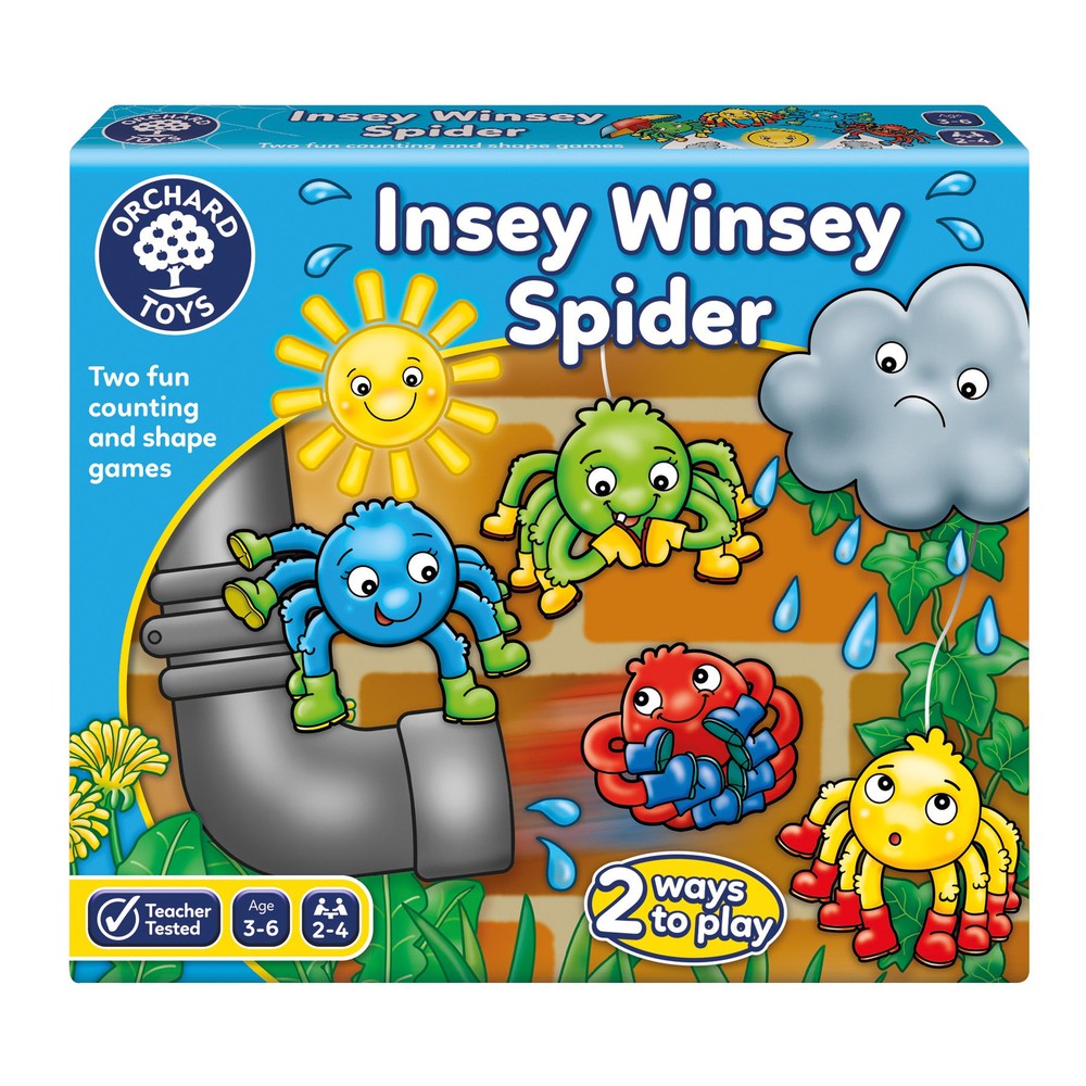 Insey Winsey Spider Game-Addition & Subtraction,Early years Games & Toys,Early Years Maths,Games & Toys,Gifts For 2-3 Years Old,Maths,Maths Toys,Nursery,Orchard Toys,Primary Games & Toys,Primary Maths,Table Top & Family Games-Learning SPACE