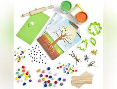 Into The Garden Sensory Activity Kit-Arts & Crafts-Art Materials,Arts & Crafts,Early Arts & Crafts,Learning Activity Kits,Learning Resources,Modelling Clay,Primary Arts & Crafts,Seasons,Spring-Learning SPACE