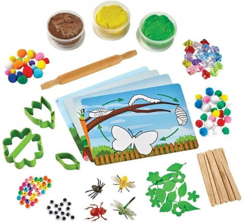 Into The Garden Sensory Activity Kit-Arts & Crafts-Art Materials,Arts & Crafts,Early Arts & Crafts,Learning Activity Kits,Learning Resources,Modelling Clay,Primary Arts & Crafts,Seasons,Spring-Learning SPACE