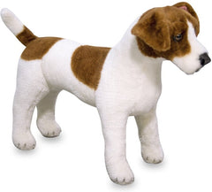 Jack Russell Terrier Dog Giant Stuffed Animal-Baby Soft Toys,Calming & Anxiety,Calming and Relaxation,Comfort Toys,Dolls & Doll Houses,Games & Toys,Gifts For 3-5 Years Old,Imaginative Play,Nurture Room,Plush-Learning SPACE