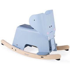 Janod Wooden Rocking Elephant with removable protection, for baby and toddler-Rocking Horses & Animals-Baby & Toddler Gifts,Baby Ride On's & Trikes,Christmas,Discontinued,Early Years. Ride On's. Bikes. Trikes,Janod Toys,Ride On's. Bikes & Trikes,Rocking-Learning SPACE