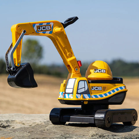 Jcb Digger Fully Articulated With Opening Seat And Included Helmet (UK Mainland Only)-Dropship,Engineering & Construction,Games & Toys,TP Toys-Learning SPACE