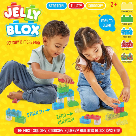 Jelly Blox Creative Kit - Squishing Building Blocks (20 Pieces)-Building Blocks,Fidget,Jelly Blox,Squishing Fidget-Learning SPACE
