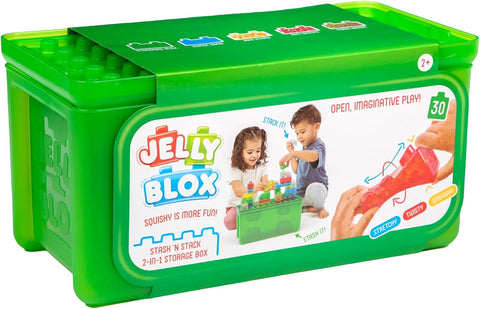 Jelly Blox Squishy Building Block 2-in-1 Storage Box-Building Blocks,excell2,Fidget,Jelly Blox,Squishing Fidget-Learning SPACE