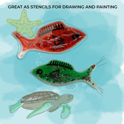 Jelly Fish Shapes-AllSensory,Calming & Anxiety,Chill Out Area,excell2,Fidget,Fidget Sets,Helps With,Light Box Accessories,Playlearn,Sensory Seeking,Stock,Toys for Anxiety,Underwater Sensory Room,Visual Sensory Toys-Learning SPACE