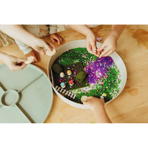 Jellystone Designs Fairy Garden Sensory Kit - Includes Tray-Imaginative Play,Messy Play,Sand & Water Trays,Water & Sand Toys-Learning SPACE