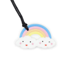 Jellystone Designs Rainbow Pendant-Chewing, Halilit Toys, Oral Motor & Chewing Skills-Pastel-Learning SPACE