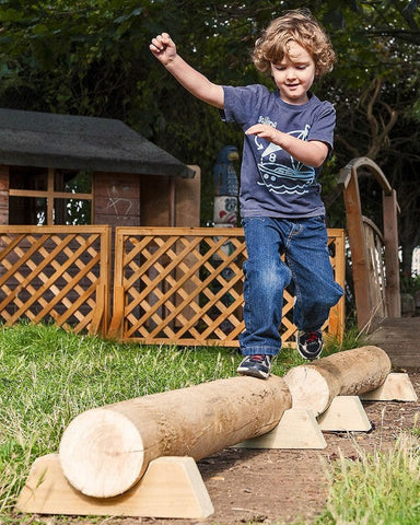 Jumbo Balancing Poles (6Pk)-Cosy Direct,Forest School & Outdoor Garden Equipment,Gross Motor and Balance Skills,Outdoor Climbing Frames,Outdoor Play-Learning SPACE