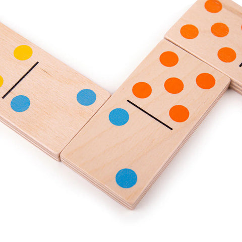Jumbo Dominoes Wooden Children's Game-Bigjigs Toys,Dyscalculia,Games & Toys,Neuro Diversity,SCOTEXCEL,Stock,Table Top & Family Games,Teen Games,Wooden Toys-Learning SPACE