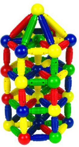 Jumbo Magnetic Construction Set - 72 Pieces-Additional Need,AllSensory,Calming & Anxiety,Dropship,Engineering & Construction,Fine Motor Skills,Helps With,Maths,Playlearn,Primary Maths,S.T.E.M,Sensory Seeking,Shape & Space & Measure,Stacking Toys & Sorting Toys,Stock-Learning SPACE