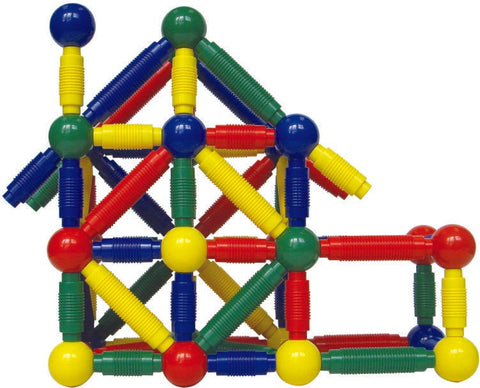 Jumbo Magnetic Construction Set - 72 Pieces-Additional Need,AllSensory,Calming & Anxiety,Dropship,Engineering & Construction,Fine Motor Skills,Helps With,Maths,Playlearn,Primary Maths,S.T.E.M,Sensory Seeking,Shape & Space & Measure,Stacking Toys & Sorting Toys,Stock-Learning SPACE